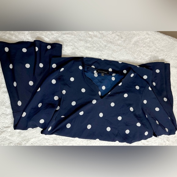 Banana Republic Polka Dot Long Sleeve Stylish Tops Size Medium - Picture 10 of 12
